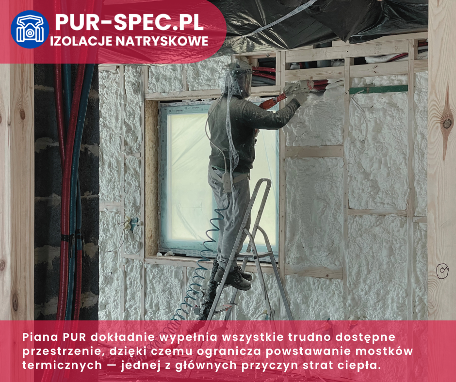 Realizacja ocieplenia pianą PUR – Pur-Spec